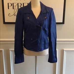 The limited faux leather jacket